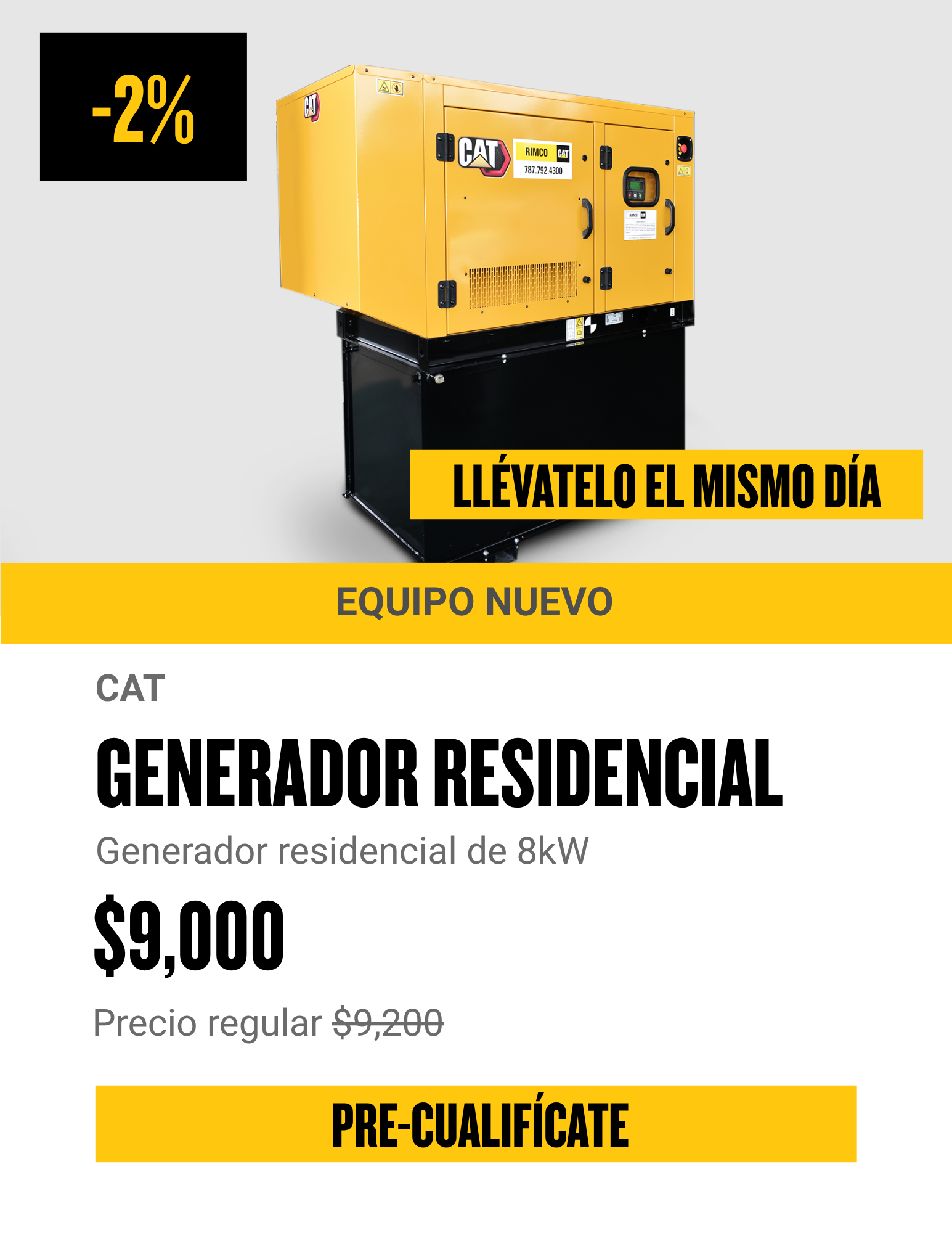 Generador residencial Generador residencial