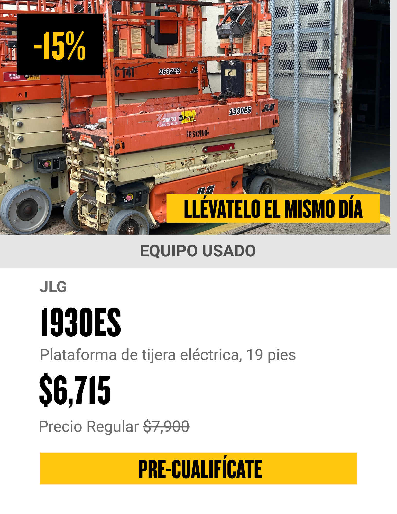 RSC-110 JLG RSC-110 JLG